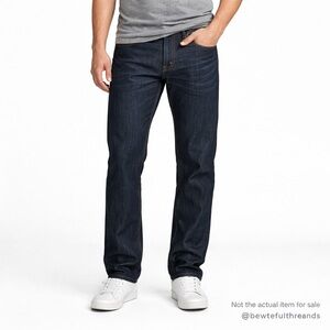 DU/ER Men’s L2X Relaxed Fit Dark Wash Performance Jeans 30x34 Stretch